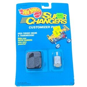 Hot Wheels Super Chargers Customizer Pack High Torque Engine Transmission 1989